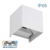 LED фасаден аплик VIVALUX 004827 STARK LED 2 x 3W SQ WH CCT 3000K - 4000K - 6400K IP65