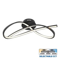 VIVALUX 004862 MIRAGE LED 33W BK CCT 3000K - 4000K - 6000K