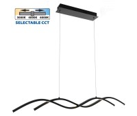 LED пендел VIVALUX 004865 LOARA LED 27W BK CCT 3000K - 4000K - 6000K