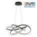 VIVALUX 004867 MAREA LED 60W BK CCT 3000K - 4000K - 6000K