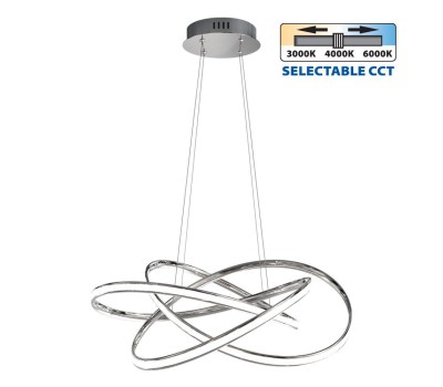 VIVALUX 004868 MAREA LED 60W CH CCT 3000K - 4000K - 6000K
