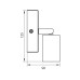 VIVALUX 004887 SP746-1SQ WOOD 1 x E27 LORENZO