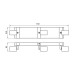 VIVALUX 004889 SP744-3L WOOD 3 x E27 LORENZO