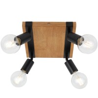 VIVALUX 004889 SP745-4SQ WOOD 4 x E27 LORENZO