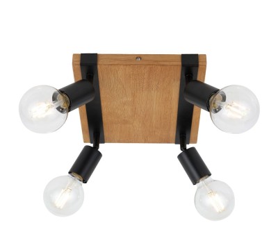 VIVALUX 004889 SP745-4SQ WOOD 4 x E27 LORENZO
