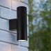 Фасаден аплик VIVALUX 004972 BERGAMO BLACK 2 x GU10 IP65