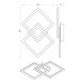 VIVALUX 005033 SQ2 SONOMA 20W 4000K BK CL