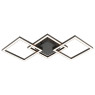 LED плафон VIVALUX 005036 SQ3 SONOMA 24W 4000K BK CL