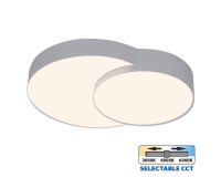 LED плафон VIVALUX 005152 PEBBLE 35W LED CCT 3000K - 4000K - 6400K