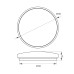 LED плафон VIVALUX 005179 KARINA 24W LED CCT 3000K - 4000K - 6400K