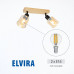 VIVALUX 005313 SP993-2L ELVIRA WOOD 2 x E14 VIVALUX 005313 SP993-2L ELVIRA WOOD 2 x E14