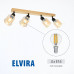 VIVALUX 005314 SP994-4L ELVIRA WOOD 4 x E14 VIVALUX 005314 SP994-4L ELVIRA WOOD 4 x E14
