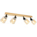 VIVALUX 005314 SP994-4L ELVIRA WOOD 4 x E14 VIVALUX 005314 SP994-4L ELVIRA WOOD 4 x E14