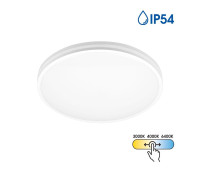 LED фасаден плафон VIVALUX 005319 NANCY 12W - 18W -24W LED CCT 3000K - 4000K - 6400K IP54