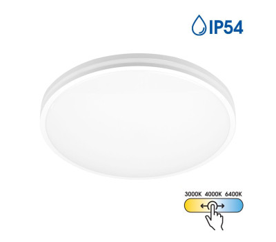 LED фасаден плафон VIVALUX 005320 NANCY 16W - 24W -32W LED CCT 3000K - 4000K - 6400K IP54 LED фасаден плафон VIVALUX 005320 NANCY 16W - 24W -32W LED CCT 3000K - 4000K - 6400K IP54