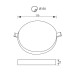 LED панел за вграждане VIVALUX 004281 RONDO LED 24W CL