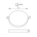 VIVALUX 004282 RONDO LED 36W CL