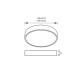Vivalux 004661 DARS LED 24W/BK CL 4000K