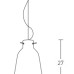 Пендел ZAMBELIS LIGHTS 22268 VINTAGE PENDANT LAMP