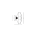 ZAMBELIS LIGHTS 23011 WALL LAMP