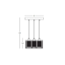 ZAMBELIS LIGHTS 23021 PENDANT LAMP