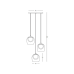 ZAMBELIS LIGHTS 23081 PENDANT LAMP