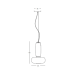 LED пендел ZAMBELIS LIGHTS 23084 PENDANT LAMP