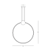 ZAMBELIS LIGHTS 23094 PENDANT LAMP