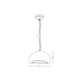 Пендел ZAMBELIS LIGHTS 23162 PENDANT LAMP