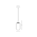 ZAMBELIS LIGHTS 23218 PENDANT LAMP