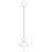 ZAMBELIS LIGHTS 25100 PENDANT LAMP