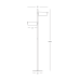 ZAMBELIS LIGHTS 25194 FLOOR LAMP ZAMBELIS LIGHTS 25194 FLOOR LAMP