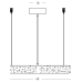 LED пендел ZAMBELIS LIGHTS 2543 PENDANT LAMP