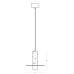 LED пендел ZAMBELIS LIGHTS 2549 PENDANT LAMP
