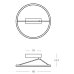 LED плафон ZAMBELIS LIGHTS 2561 CEILING LAMP