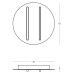 LED плафон ZAMBELIS LIGHTS 2568 CEILING LAMP