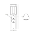 ZAMBELIS LIGHTS E354 GARDEN BOLLARD LAMP