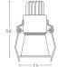 ZAMBELIS LIGHTS S076 RECESSED DOWNLIGHT LAMP