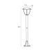 Градински стълб ZUMA LINE OUTDOOR 17040-PS LANTERN