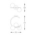 Плафон ZUMA LINE C0454-03Q-F7AA MOLECULE