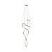 LED пендел ZUMA LINE MD3127-2M-3GT COCO