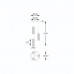LED пендел ZUMA LINE MD3147-3A-3GT CALLY
