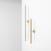 ALDEX 1072D40_L TUBO 2 WALL L BRASS ALDEX 1072D40_L TUBO 2 WALL L BRASS