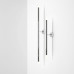 ALDEX 1072D4_L TUBO 2 WALL L CHROME
