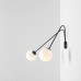 Аплик ALDEX 1082D1_L HOLM 2 WALL BLACK LARGE