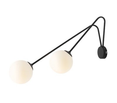 Аплик ALDEX 1082D1_L HOLM 2 WALL BLACK LARGE