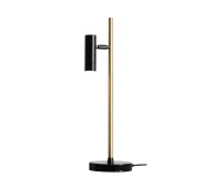 ALDEX 1083B40 TREVO TABLE BLACK BRASS