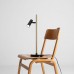 ALDEX 1083B40 TREVO TABLE BLACK BRASS
