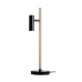 ALDEX 1083B40 TREVO TABLE BLACK BRASS