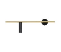 ALDEX 1083C40 TREVO WALL BLACK BRASS Left